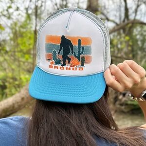 Ford Bronco Blue and White Hat